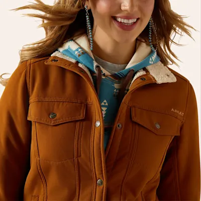 Ariat Women's Berber Chestnut Logo Jacket